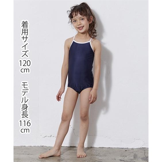 水着 スクール キャミ型 ワンピース 女の子 身長120/130cm ニッセン nissen｜nissenzai｜07