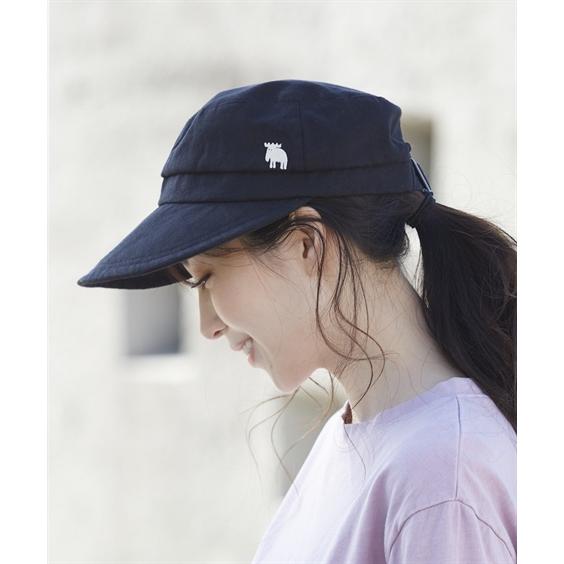 帽子 大きいサイズ レディース MOZ 洗える UV ワーク キャップ 1/2 ニッセン nissen｜nissenzai｜10
